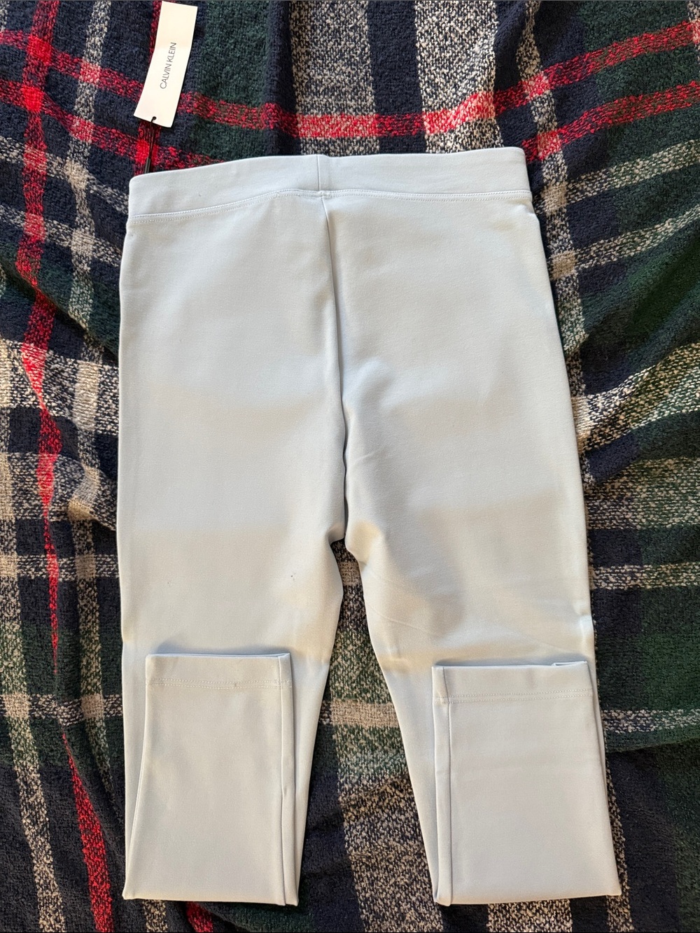 Calvin Klein Pale Blue Ponte Leggings - Picture 2 of 10